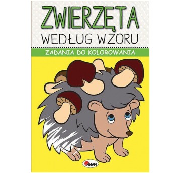 ZADANIA DO KOLOROWANIA ZWIERZĘTA WG WZORU - MOREX