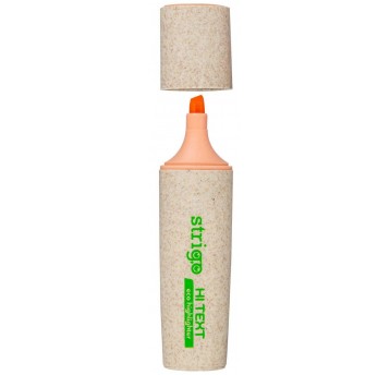 ZAKREŚLACZ EKO POMARAŃCZOWY PASTELOWY STRIGO