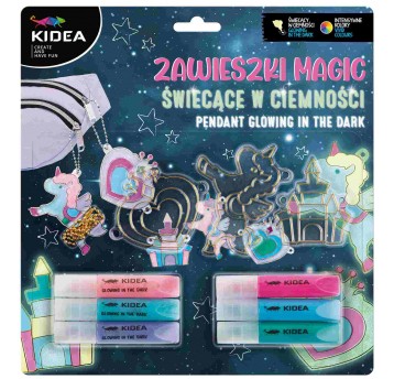 ZAWIESZKI ŚWIECĄCE W CIEMNOŚCI MAGIC KIDEA