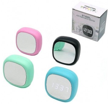 ZEGAR BUDZIK LUSTRO LED