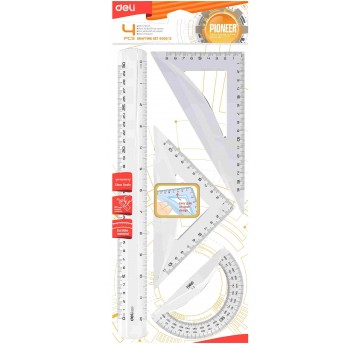 ZESTAW GEOMETRYCZNY 30 CM DELI