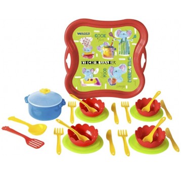 ZESTAW OBIADOWY DUŻY 25 EL. WADER #24160