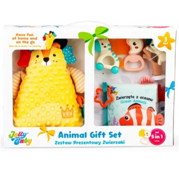 ZESTAW PREZENTOWY DLA MALUCHA ZWIERZAKI- DUMEL