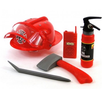 ZESTAW STRAŻACKI Z HEŁMEM