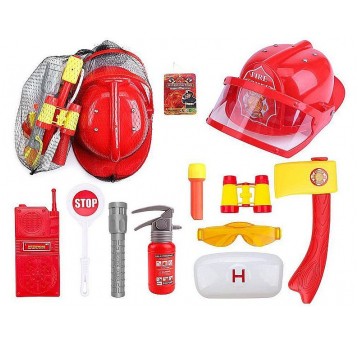 ZESTAW STRAŻACKI Z HEŁMEM
