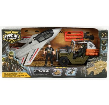 ZESTAW WOJSKOWY Z SAMOLOTEM