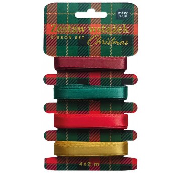 ZESTAW WSTĄŻEK 4X2M CHRISTMAS INTERDRUK