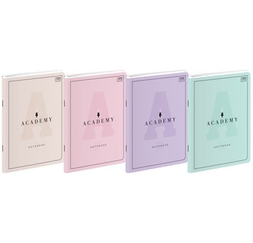 ZESZYT A5 60 KRATA ACADEMY PASTEL