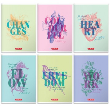 ZESZYT A5 60K KRATA NATURE MOTIVATION HERLITZ