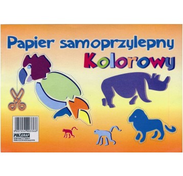 ZESZYT PAPIERÓW KOLOROWYCH SAMOPRZYL. A5