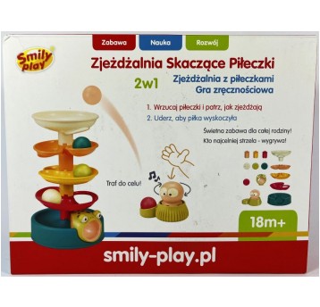 ZJEŻDŻALNIA SKACZĄCE PIŁECZKI