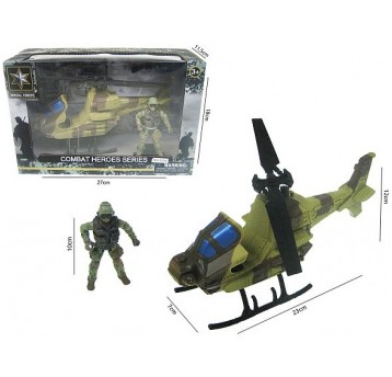 ŻOŁNIERZ Z POJAZDEM I AKCESORIAMI