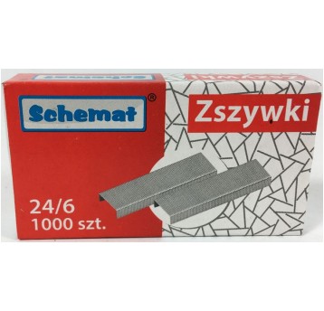 ZSZYWKI DUŻE 24/6 1000 SZT.